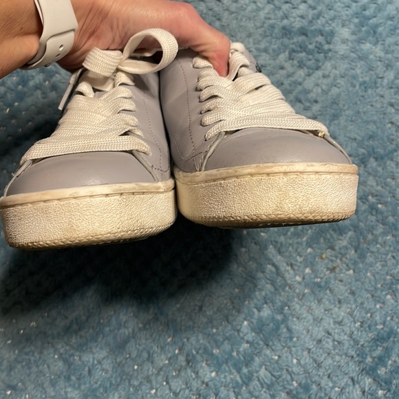 Coach Sneakersnwith Sequin Heart Accent, light blue, size 9 - Picture 4 of 7